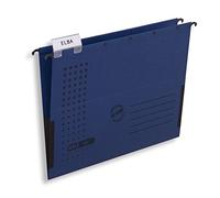 Elba Chic Ultimate 85743GB - Carpeta con ganchos para colgar (laterales parcialmente cerrados, 25 unidades), color azul oscuro