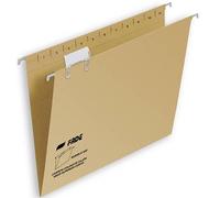 Elba fade, carpeta colgante folio con visor superior, cartulina kraft