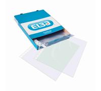 Elba Fundas Multitaladro Folio Cristal - Caja de 100 Fundas Transparentes 70 Micras