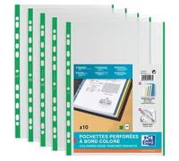 Elba - Fundas para documentos (tamaño DIN A4), color verde DIN A4 paquete de 10