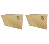 Elba Gio 400021952 - Caja de 25 carpetas colgantes para cajón, Fº, bicolor (Paquete de 2)