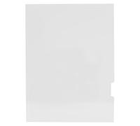 Elba Gio - Pack de 25 subcarpetas plastificadas con 2 solapas, color blanco