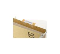 Elba - PACK 25 VISORES POLIESTIRENO CRISTAL RIGIDO PARA CARPETAS COLGANTES 85X15MM GIO 400108844 400108844