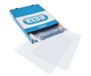Elba pack de 100 fundas multitaladro extra pp 105 micras - tamaño fol