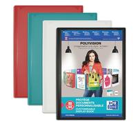 Elba Polyvision Dokumentenmappe individualizados, Polipropileno 80 Bolsillos A4, se elige el color al azar