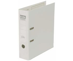 Elba rado plast - archivador palanca en pvc, a4, color blanco