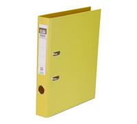 ELBA Rado Plast Carpeta archivadora, A4, PVC, color amarillo schmal (1 Stück)
