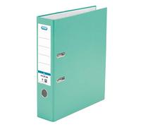 Elba Archivador de palanca Rado Top 2 anillas Folio Lomo 80 mm cartón forrado verde menta