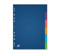 Elba School Life kunststof tabbladen A4 6 tabs onbedrukt 11 gaats assorti cuaderno y block