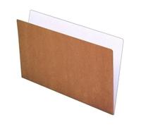 Elba Subcarpeta Tamaño A4 Bicolor GIO - Paquete con 50 Unidades de Subcarpetas Kraft, Blanco por Dentro, Capacidad para 100 Hojas, Hendido para Fasteners, 240 Gramos - Disponible 2 Tamaños