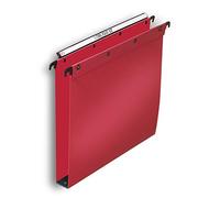 Elba Ultimate PP - Carpeta colgante (polipropileno, 30 mm, 10 unidades), color rojo
