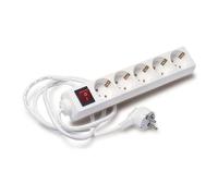 Elbat base múltiple 5 tomas con interruptor