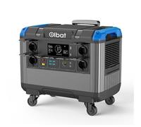 Elbat generador de energia portatil - 3000w - bateria de litio 840.000mah - display led - funcion bms - admite carga con panel solar - incluye adaptador ac y cargador de coche - ruedas y asa de transp
