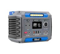 Elbat generador de energia portatil - 300w - bateria de litio 78.000mah - display led - carga solar - accesorios incluidos - puertos de salida usb y dc - color gris