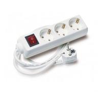 Elbat regleta alimentacion - 3x schukos - interruptor on/off - cable d