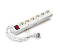 Elbat regleta alimentacion - 6 tomas schuko - interruptor on/off - cab