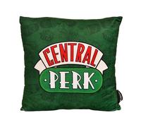 Elbenwald Cojín de Friends con Diseño Central Perk - 40 x 40 cm - para Hombres, Mujeres, Unisex - Idea de Regalo - Cojín Decorativo - Poliéster Verde