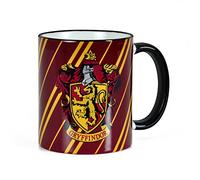 Elbenwald Copa de Potter de Harry escudo de armas de Gryffindor de Brazo con león de animales ecológicos y letras de cerámica 300ml rojo