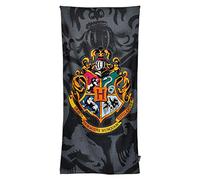 Elbenwald Toalla de Playa Harry Potter con Casas Hogwarts Abrigos de Escudo de Armas Motif 90x180cm Gray