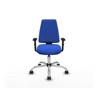 Elche as bali azul brazos 1d base cromada ruedas nailon 65mm