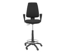 Piqueras y Crespo Taburete de oficina Elche CP – brazos Golf, tejido Bali, negro
