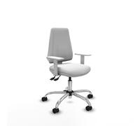 Elche blanca asincro bali blanco brazos blancos base cromada ruedas 65