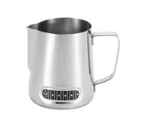 Elchuiaby Taza de acero inoxidable para latte Art con sistema de medición dual y temperatura en tiempo real, 350 ml, 600 ml (600 ml, 201)
