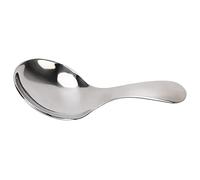 Eleage Cuchara de Acero Inoxidable Diseño Ergonómico Cuchara de Corto para Helado Café Azúcar Té 3.5x1.8in 1 Unidad