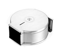 Eleage Dispensador de Rollo de Inodoro de Acero Inoxidable, Duradero, Resistente a la Lluvia, Soporte de Montaje en Pared para Uso Comercial en el Hogar, 9,8x10,2x4,5 Pulgadas (Plata con Estante)