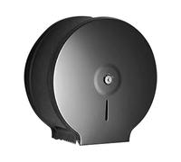 Eleage Dispensador de Rollo de Inodoro de Acero Inoxidable, Duradero, Resistente a la Lluvia, Soporte de Montaje en Pared para Uso Comercial en el Hogar, 9,8x10,2x4,5 Pulgadas (Negra)