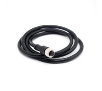 Elecbee Ensamblaje de cables M12 Hembra Recta Conector de 12 pines Enchufe de aviación Cable eléctrico 1M AWG26 A Código