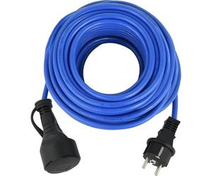 Electraline 01681 - Cable alargador eléctrico (5 m, para Exteriores, IP44, Cable Especial AT-N05V3V3-F 3G1.5, utilizable hasta -35 °C, Resistente a los Rayos UV, aceites y temperaturas ectremas