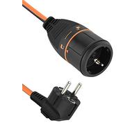 Electraline 01731 Cable Alargador 20M 3G1.5 con Toma de Corriente Electralock Equipado con un Mecanismo de Bloqueo que Evita la Desconexión Accidental del Enchufe