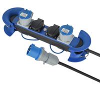 Electraline 62580: Regleta/extensión de enchufes profesional para uso en exteriores
