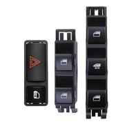 Eléctrica Botonera Elevalunas Interruptor Para BMW 3 Para Serie E46 323 323Ci 325i 325xi 328Ci 328i 330i 1998-2005 Botón Interruptor Ventanilla Eléctrica 61316902178 61316902183(A Set (3pcs))