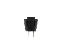 Electro DH Pulsador Negro Empotrar Off-ON 2A/250V