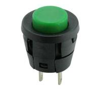 Electro DH Pulsador Verde Empotrar Off-ON 2A/250V