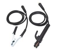 Electrodo de soldadura titular, 200A de latón de hierro de soldadura de tierra abrazadera fácil de usar Mini varilla de soldadura de cobre abrazadera con cable de 1,5 metros