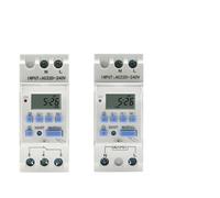 Electrónica semanal, 7 días, relé de tiempo Digital programable, temporizador, Control de interruptor AC 220V 230V 12V 24V 48V 16A, montaje en riel THC15A 1 Uds.(30A,1NO 12V AC DC)