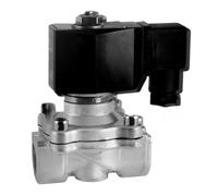 Electroválvula DF-SA 1/2'' acero inoxidable FKM 0-6bar 12V DC