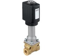 Electroválvula G3/8'' NC Latón PTFE 0-10bar/145psi 24VAC/DC Vacío -200 - 180°C (-328 - 356°F) 6026 357460