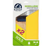 Elefante Juego de 2 mopas sintéticas 60 x 50 cm - Lote de 3