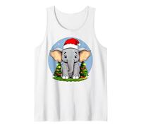 Elefante Navidad Camiseta sin Mangas