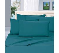 Elegant Comfort Best, Softest, Coziest Bed Sheets Ever! Sale Today Only 1800 Series Brushed Luxury Wrinkle Resistant 4-Piece Bed Sheet Sets - Deep Pocket, King, White