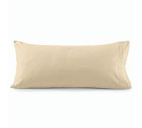 Elegant Comfort Funda de almohada de lujo ultrasuave de 1 pieza, 1500 hilos, microfibra de calidad egipcia, doble cepillado, resistente a las arrugas, tamaño de funda de almohada corporal, color crema