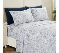Elegant Comfort - Juego de Funda nórdica de 6 Piezas de Microfibra de Calidad de Hotel 1500, Bolsillo Profundo, Resistente a Las Arrugas, Color Azul Marino