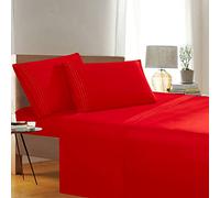Elegant Comfort Juego de sábanas de 3 Piezas de Calidad egipcia de 1500 Hilos, Resistente a Las Arrugas y a la decoloración, Ultra Suave, Incluye sábana encimera, sábana Bajera y 1 Funda de Almohada,