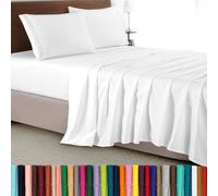 Elegant Comfort Juego de sábanas de Lujo de 4 Piezas, Ropa de Cama de Lujo de 1500 Hilos, Calidad egipcia, Resistente a Las Arrugas, Fresca y Transpirable, fácil de Ajustar, California King, Color