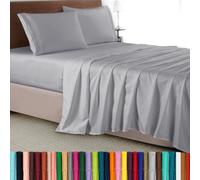 Elegant Comfort Juego de sábanas de Lujo de 4 Piezas, Ropa de Cama de Lujo de 1500 Hilos, Microfibra de Calidad egipcia, Resistente a Las Arrugas, Fresca y Transpirable, fácil de Ajustar, tamaño