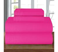 Elegant Comfort Lujoso Juego de Ropa de Cama Suave y Acogedor de 4 Piezas Estilo Egipcio, hotelera, 1500 Hilos, Resistente a Arrugas, sábana Bajera elástica, Profundidad hasta 16